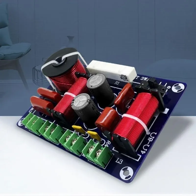 Mạch phân tần 3 đường tiếng bass treble trung  công suất 250W phù hợp loa 8 -12 inch có công tắc tăng âm treble