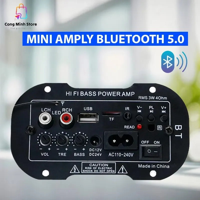 ZY-05 Bo mạch tích hợp loa bluetooth 5.0 nghe nhạc HIFI chuyên dùng đóng loa công suất trung bình nhỏ chỉnh âm thanh chuyên nghiệp Phụ Kiện