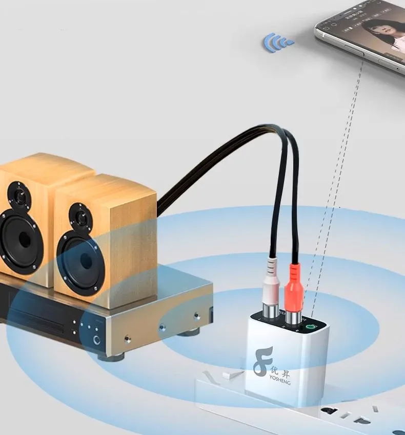 Bộ thu phát âm thanh bluetooth 5.0 cắm trực tiếp khuếch đại âm nhạc chất lượng cao cho amply nghe nhạc  bluetooth Mixer amly