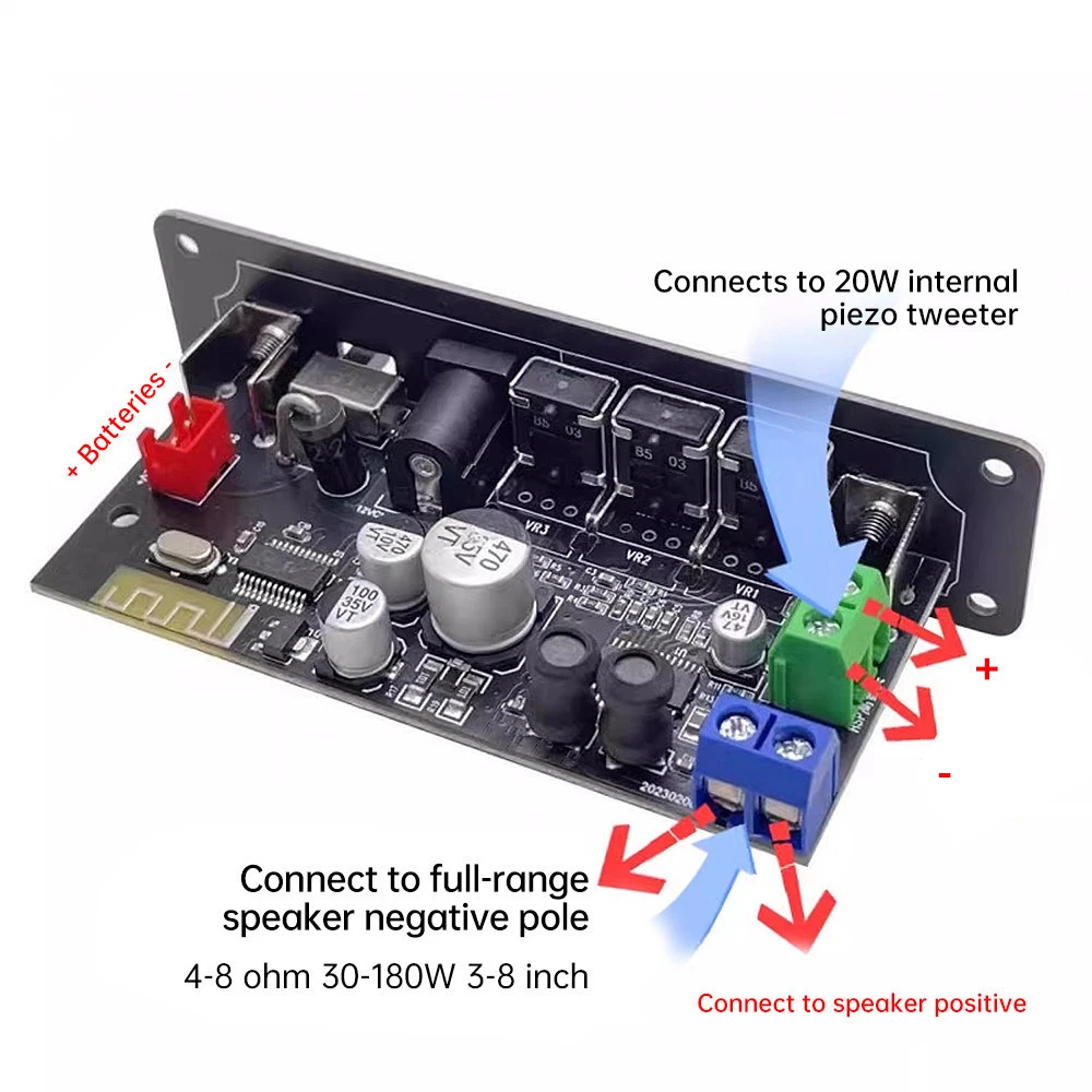 Bảng Khuếch Đại Âm Thanh DC 12V HIFI Cao Bass BT 5.1 Ô Tô Khuếch Đại Mô Đun Bộ Thu Âm Thanh chế loa độ loa