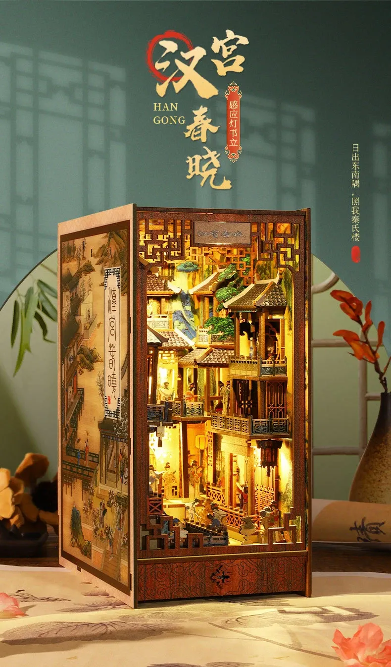 MÔ HÌNH BOOK NOOK CUNG ĐÌNH TRUNG HOA - JIATE HAN PALACE CHUNXIAO