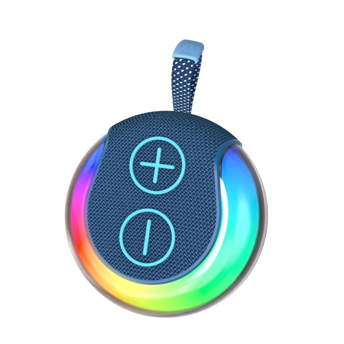 Loa Bluetooth Mini S260 Công Suất 7W Đèn Led RGB Hỗ Trợ Kết Nối USB Thẻ Nhớ RADIO FM Tiện Lợi Âm thanh hay Bass Mạnh pin trâu 1200mah - Blue