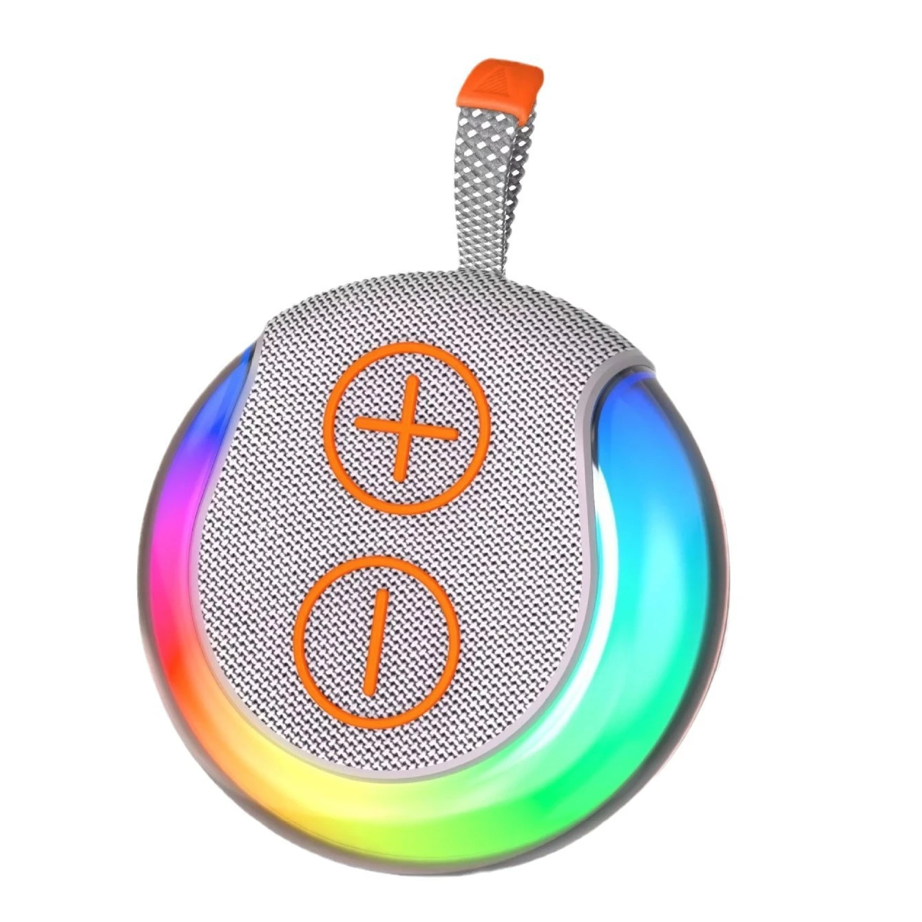 Loa Bluetooth Mini S260 Công Suất 7W Đèn Led RGB Hỗ Trợ Kết Nối USB Thẻ Nhớ RADIO FM Tiện Lợi Âm thanh hay Bass Mạnh pin trâu 1200mah - LightGrey